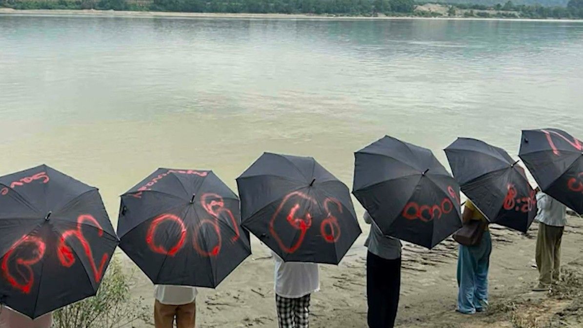 Photo: ဖားကန့်မှော်လှည့်သပိတ်