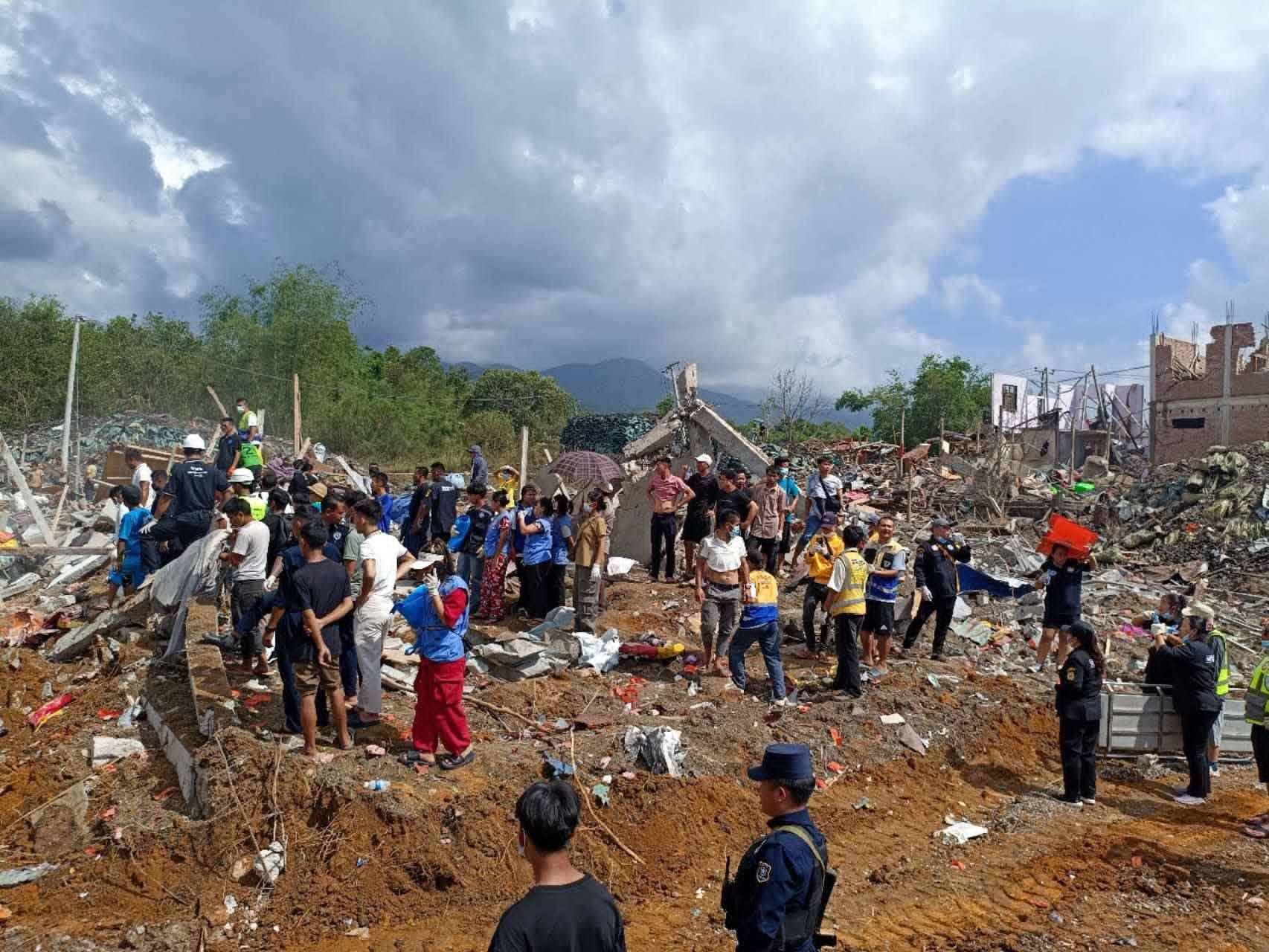 လူ ၅၀ ကျော်သေဆုံးခဲ့ရသည့် နမ့်ခမ်းပေါက်ကွဲမှုနှင့်ပတ်သက်ပြီး ထိရောက်စွာအရေးယူရန် တိုက်တွန်း  