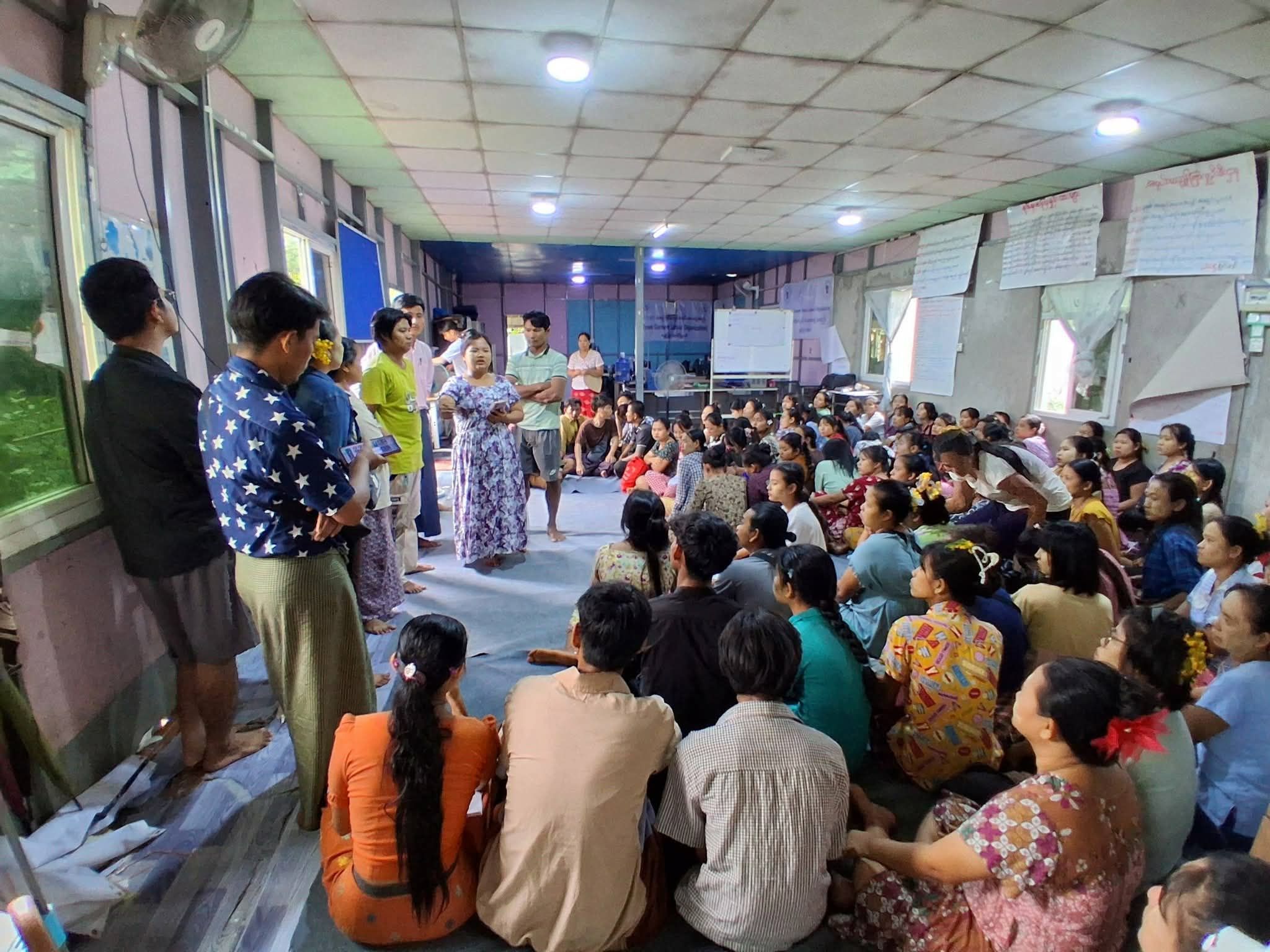 Photo: Shwe Pyi thar garment union