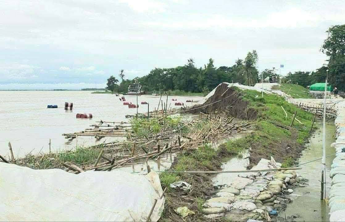 ညောင်တုန်း ဂန်ချောင်းတာ ပေ ၂၀၀ ခန့် ထပ်မံပြိုကျ