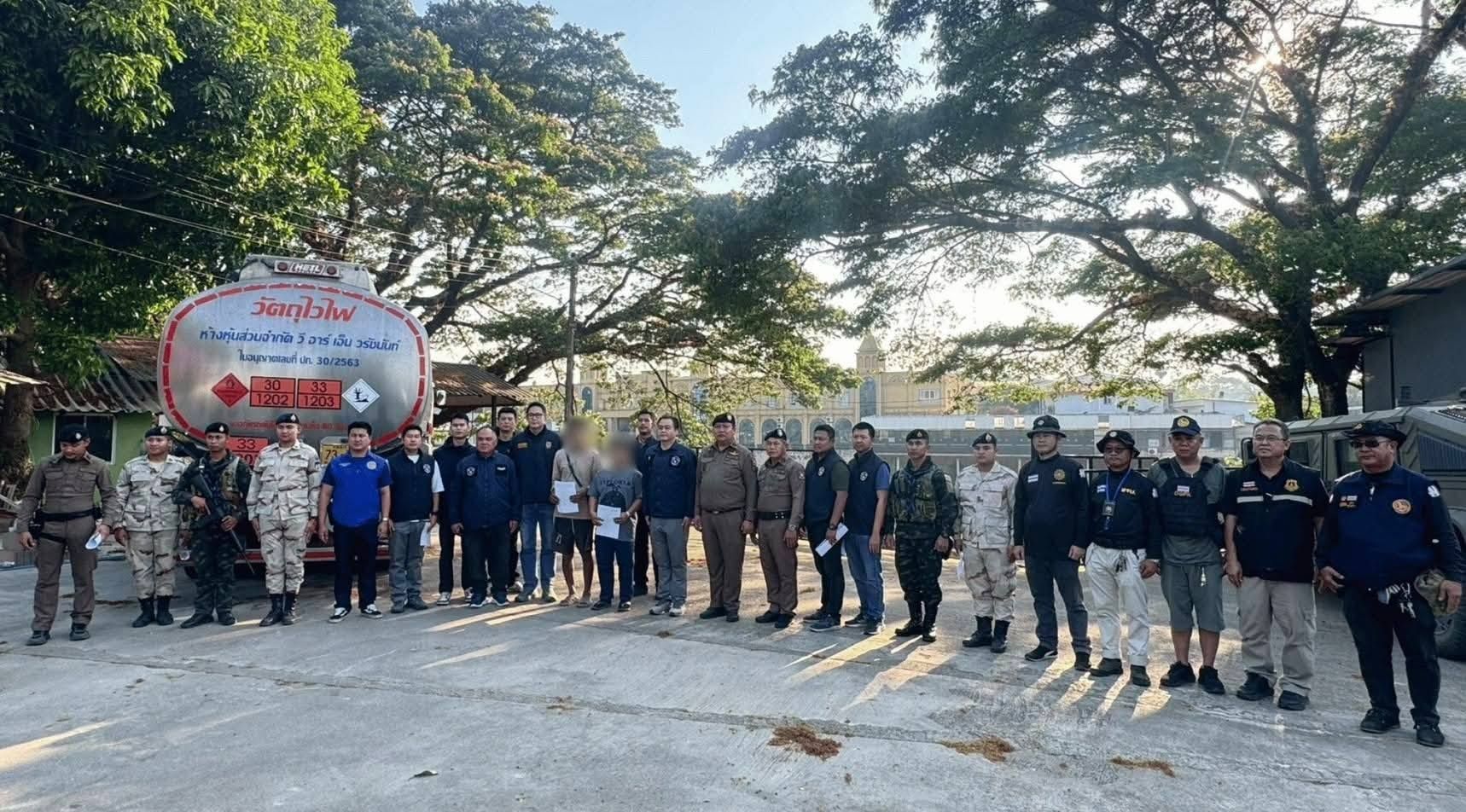 မြန်မာဘက်ကို မှောင်ခိုတင်ပို့မည့် ဒီဇယ်ဆီ လီတာ ၂၀,၀၀၀ ကျော် မဲဆောက်တွင် ထပ်မံဖမ်းမိ