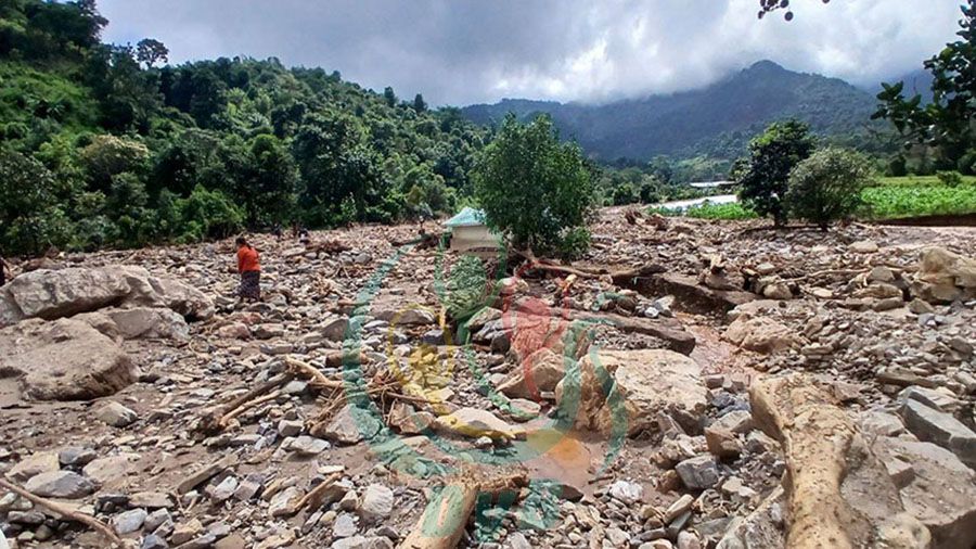 ပင်းတယတောင် ရေကြီးမြေပြိုမှု ၁ နှစ်ကျော်ကြာသည်အထိ ပြန်လည်ထူထောင်ရေးခက်ခဲနေ