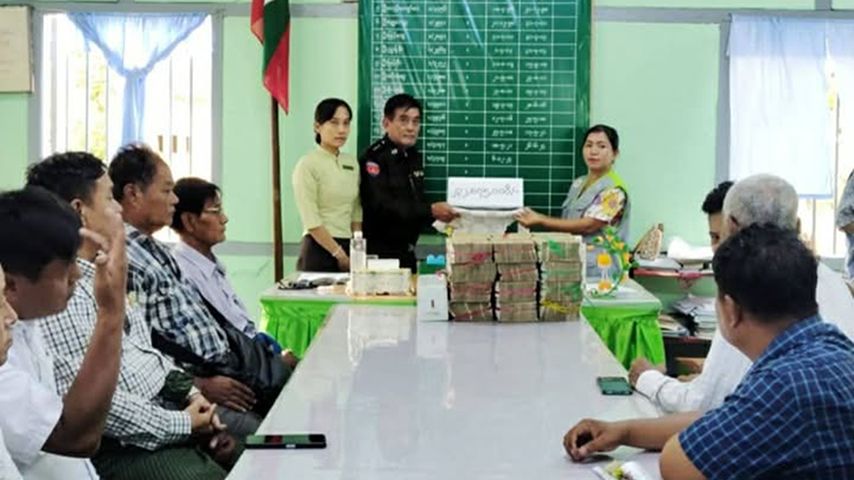 မြစ်သားမြို့နယ်၌ အုပ်ချုပ်ရေးမှူးများက ငလျင်ထောက်ပံ့ကြေး ကျပ်သိန်းထောင်ချီဖြတ်စား