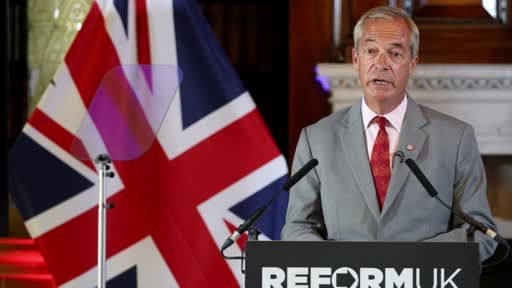 ဗြိတိန် Reform UK ပါတီခေါင်းဆောင်က နိုင်ငံခြားသား ရာဇဝတ်သားများကို ပြည်နှင်ဒဏ်ပေးမည်ဟု ပြော