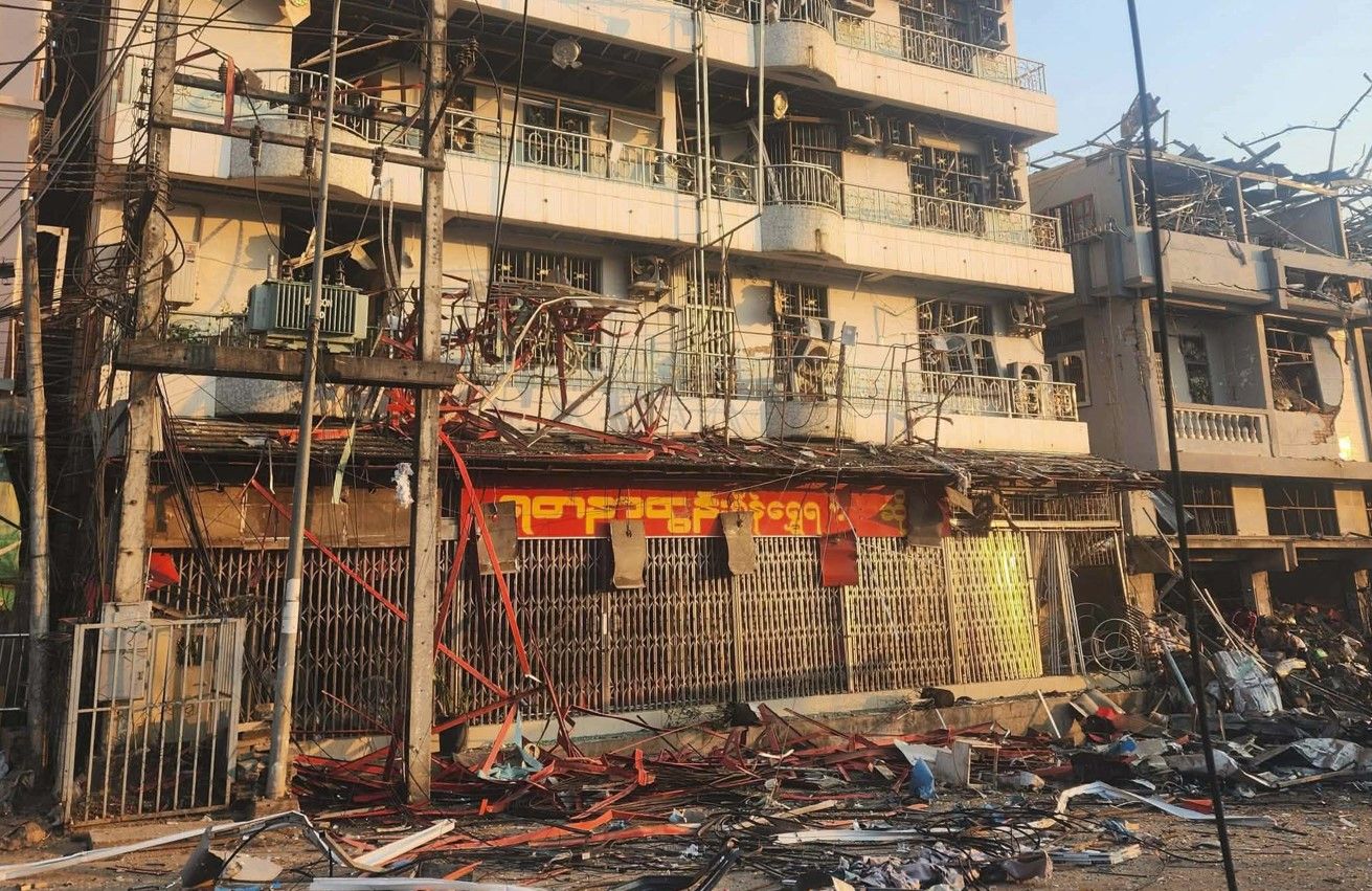 Photo: Myawaddy Bomb