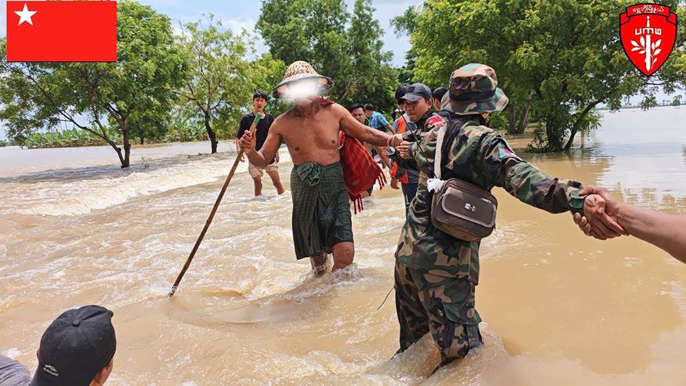 ရေဘေးကယ်ဆယ်ရင်း ရွှေဘို ပကဖရဲဘော် ၁ ဦး ရေစီးဖြင့် မျောပါသေဆုံး