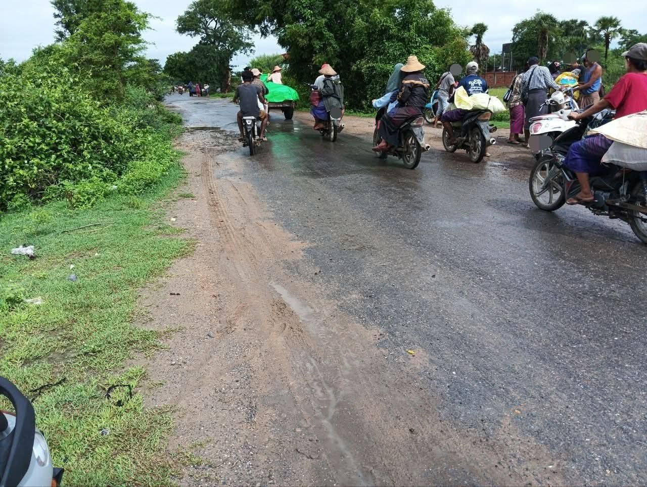 ရွှေဘိုတွင် စစ်တပ် လက်နက်ကြီးကြောင့် ပြည်သူ ၁ ဦးဒဏ်ရာရ