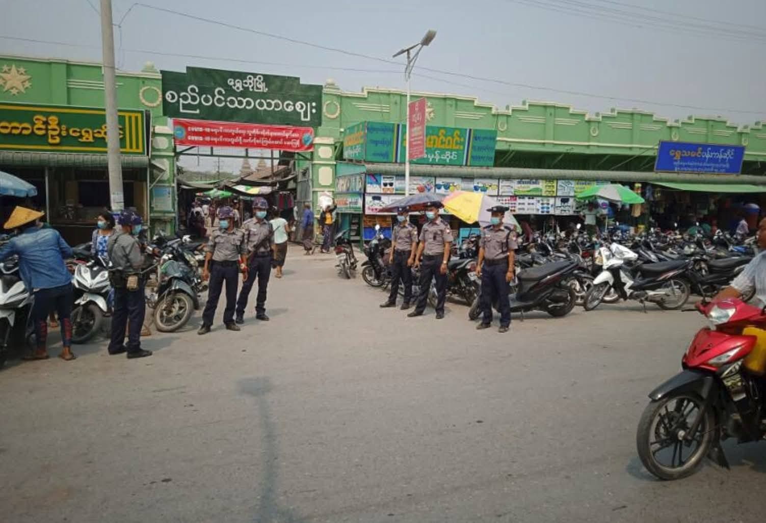 ရွှေဘိုတွင် တပတ်အတွင်း လူ ၁၀၀ ကျော်ကို စစ်တပ်က ပေါ်တာဆွဲဖမ်းဆီး