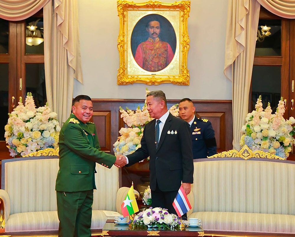 တပ်ချုပ် ရဲဝင်းဦးနှင့် ထိုင်းကာကွယ်ရေးဝန်ကြီးတို့တွေ့ဆုံ၊ နယ်စပ်ဒေသ ငြိမ်းချမ်းရေး ဆွေးနွေး 