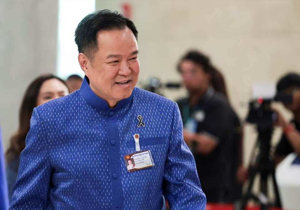 လက်ရှိယာယီဝန်ကြီးချုပ် အနုထင်း ချန်းဝီရကွန်း ထိုင်းဝန်ကြီးချုပ်အဖြစ် ရွေးချယ်ခံရ 
