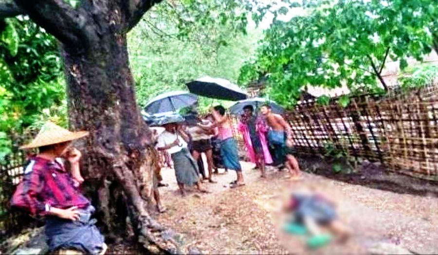 မင်းပြားတွင် မိုးကြိုးပစ်ခံရပြီး အမျိုးသား ၂ ဦး သေဆုံး