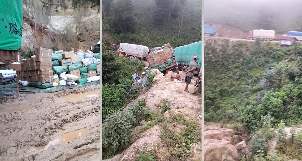 နောင်ချိုအဝင်တွင် တရုတ်ကုန်စည်များအတွက် စစ်တပ်ကို ငွေသိန်းရာချီပေးပြီး ညှိနှိုင်းနေရ
