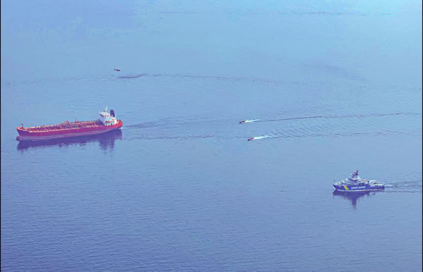 ဆွီဒင်ကမ်းခြေစောင့်တပ်က ရုရှားရေနံတင်သင်္ဘောကို ဖမ်းဆီး