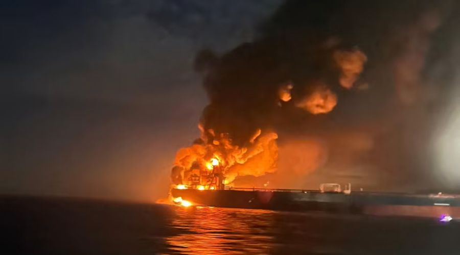 Photo: Turkish Directorate General for Maritime Affairs/Handout/Reuters