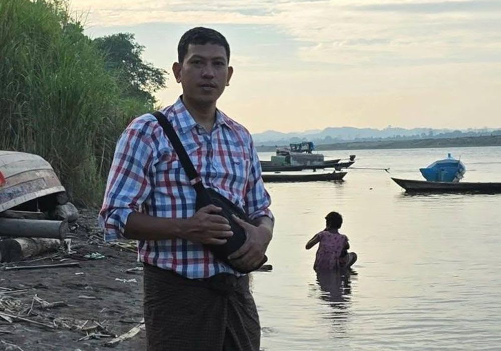 စစ်တွေမြို့က စာရေးဆရာဝေဟင်အောင် နေအိမ်ကို စစ်အာဏာရှင်တပ် ချိပ်ပိတ်