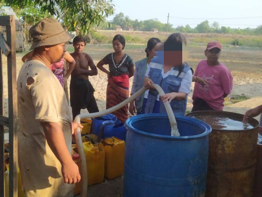 မော်လမြိုင်ကျွန်းရှိ ကျေးရွာအများအပြား သောက်သုံးရေ အခက်အခဲဖြစ်နေ