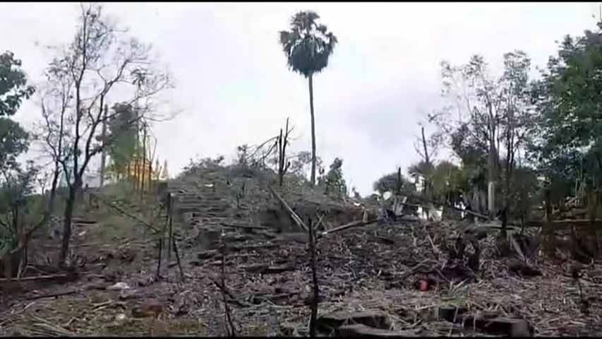 ရေတာရှည်မြို့နယ်ရှိ ဘုန်းကြီးကျောင်းကို စစ်တပ်ဗုံးကြဲ၊ သာသနိကအဆောက်အအုံပျက်စီး