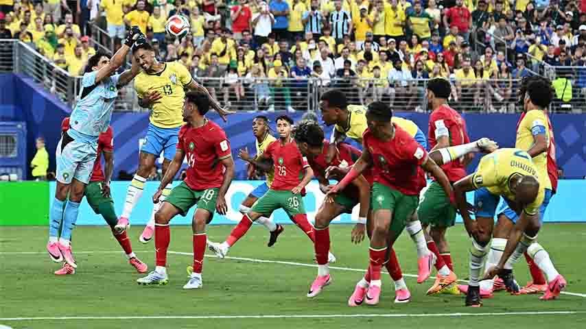 ဘရာဇီးလ်အသင်း အဖွင့်ပွဲစဉ်တွင် မော်ရိုကိုနှင့် သရေကျ 
