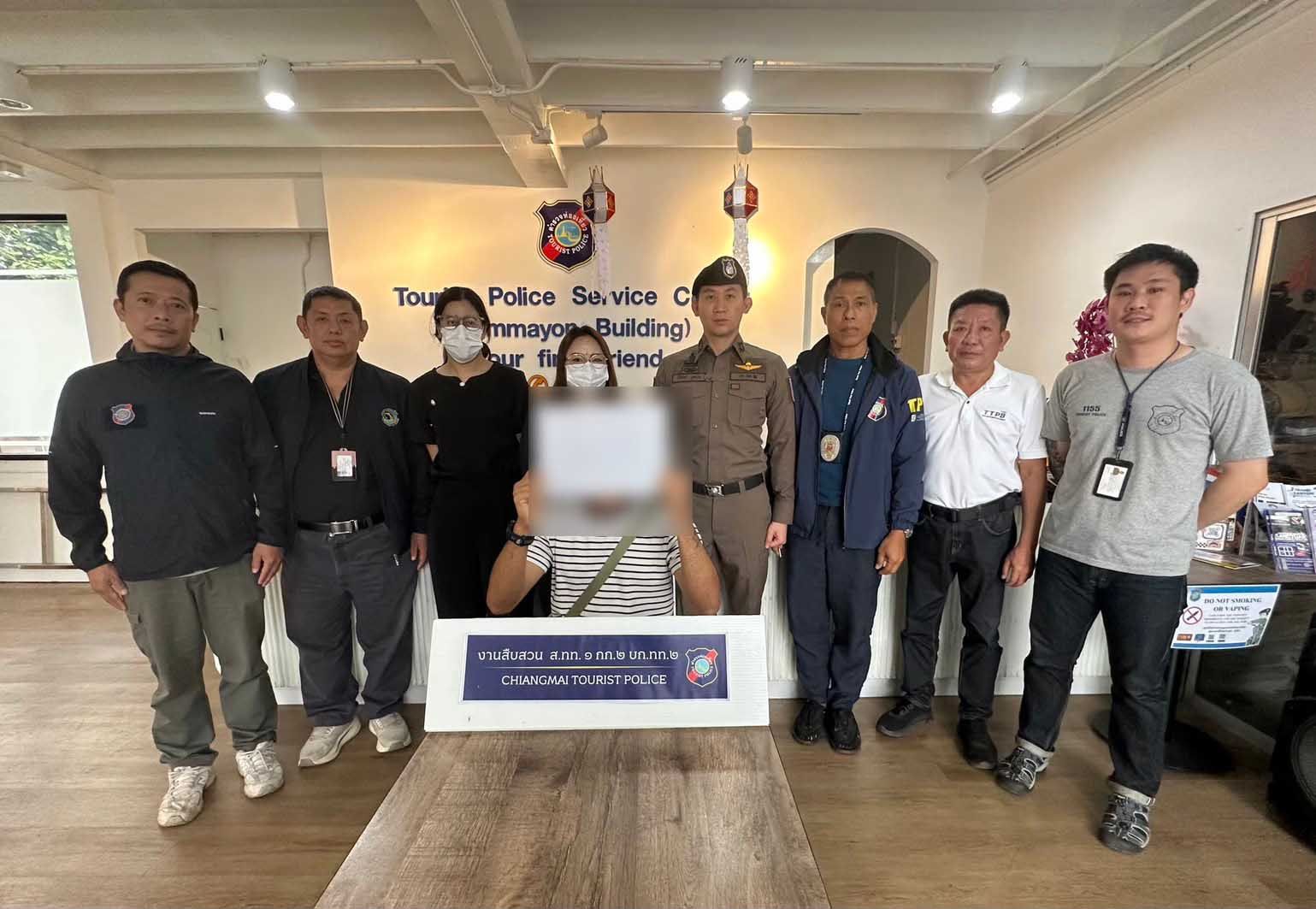 ချင်းမိုင်တွင် ထိုင်းရဲက ကမ္ဘာလှည့်ခရီးသည်ယောင်ဆောင်ပြီး မြန်မာဧည့်လမ်းညွှန်ကို ဖမ်းဆီး 