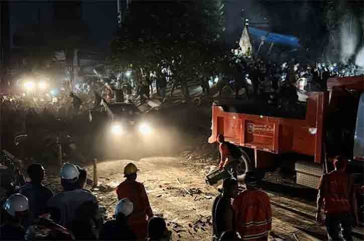 ကိုလံဘီယာတွင် ငလျင်လှုပ်အပြီး ညမထွက်ရအမိန့် ထုတ်