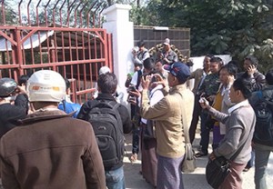 Madalay Media Protest