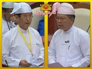 သတၱဳတြင္း ဒု-ဝန္ႀကီး ဦးသန္းထြန္းေအာင္ (ဓာတ္ပံု - ျပည္သူ႔လႊတ္ေတာ္)