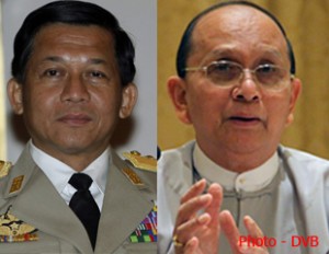 min aung hlaing & u thein sein