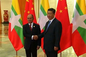 သမၼတ ဦးသိန္းစိန္ႏွင့္ တရုတ္သမၼတ