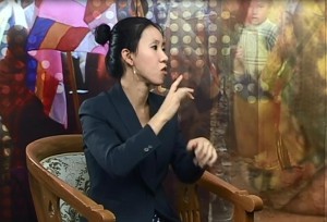 ျမန္မာႏိုင္ငံ မသန္စြမ္းေကာင္စီအဖြဲ႔၀င္ နားမၾကားသူ ေဒၚခင္နႏၵာလြင္
