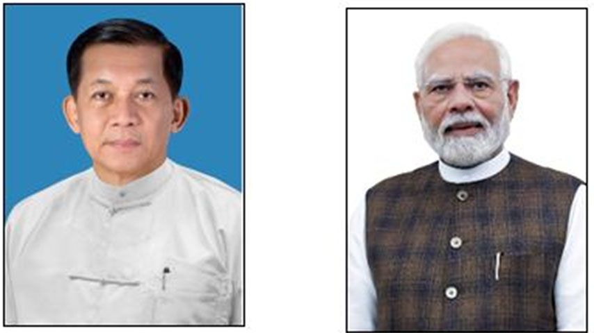 စစ်အာဏာရှင်သမ္မတ မင်းအောင်လှိုင်နှင့်  ဝန်ကြီးချုပ် မိုဒီ တွေ့ဆုံမည်