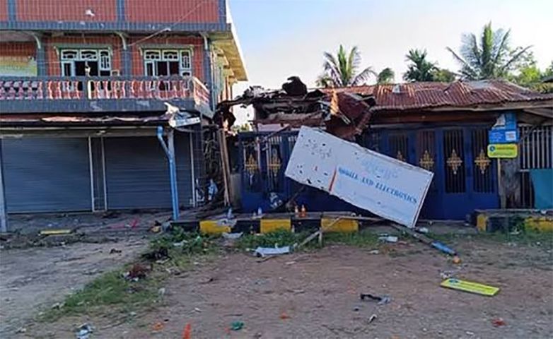 မိုးဗြဲတွင် စစ်တပ်ဒရုန်းကြောင့် အမျိုးသမီး ၁ ဦး သေဆုံး