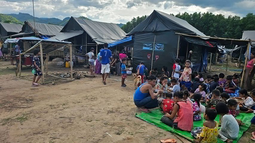 ပလောတပို့ စစ်ရှောင်စခန်းကို စစ်တပ်က ဒရုန်းဖြင့် ထပ်မံတိုက်ခိုက်