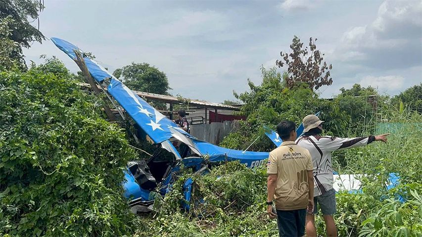 ပတ္တယားတွင်  လေယာဉ်ငယ်ပျက်ကျပြီး  မောင်းသူ ဒဏ်ရာပြင်းထန် 
