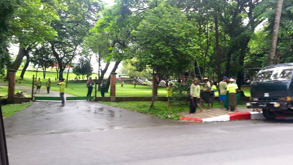 အာဇာနည္ေန႔အႀကဳိ  အာဇာနည္ကုန္း ျမင္ကြင္း (သတင္းဓာတ္ပုံ)