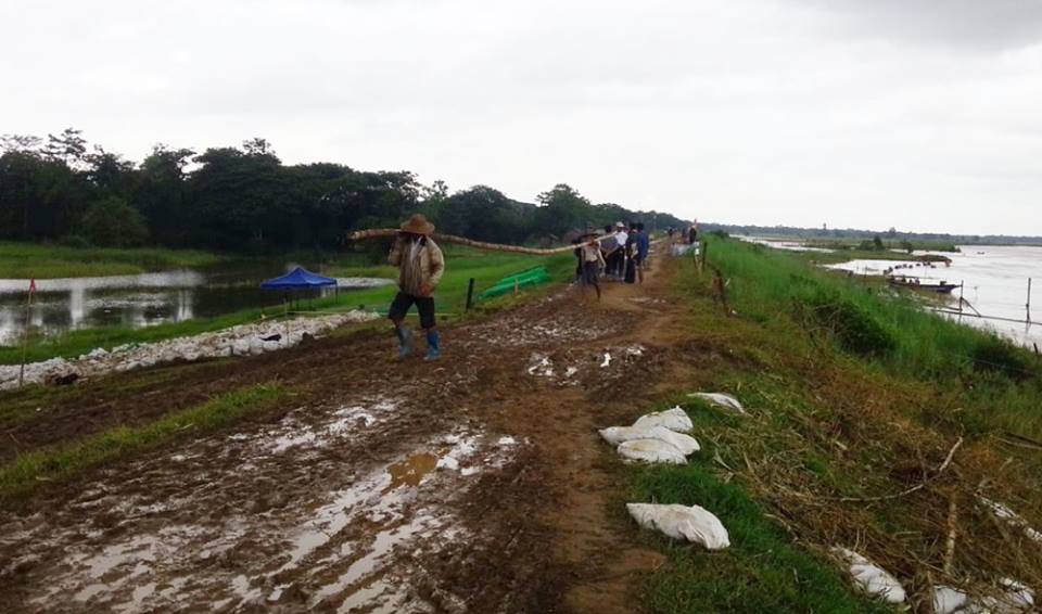 ဧရာ၀တီ-ဟသၤာတတာ ကမ္းၿပိဳ၊ အိမ္ေျခ ၁၆၆ လုံး ေရႊ႕ေျပာင္းရန္ စီစဥ္ (သတင္းဓာတ္ပုံ)