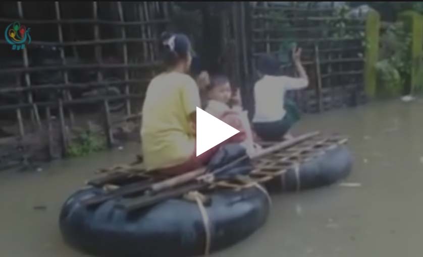 ပဲခူးျမစ္ေရ စိုးရိမ္ေရအမွတ္ နီးကပ္လာ၊ ေဒသခံမ်ား စိုးရိမ္ (႐ုပ္သံ)