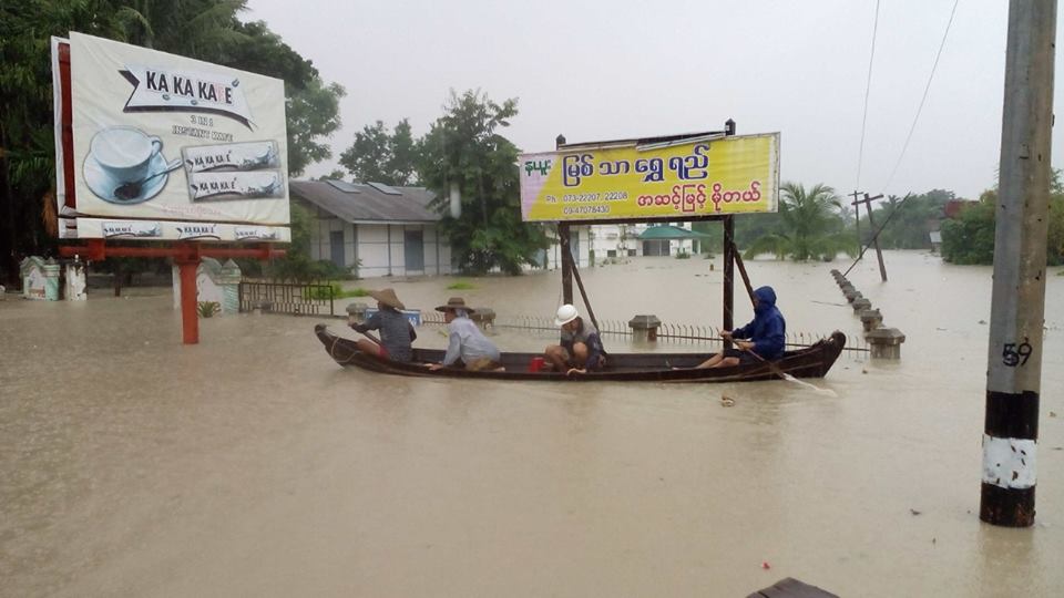 ကေလးၿမိဳ႕ ေရႀကီးမႈ ဆိုးရြားလာေန (ဓာတ္ပံု)
