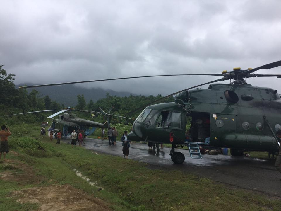 ခ်င္းျပည္နယ္ ရိကၡာျပတ္ေတာ့မည္၊ ရဟတ္ယာဥ္ျဖင့္ကူညီရန္ သမၼတထံေတာင္းဆုိ