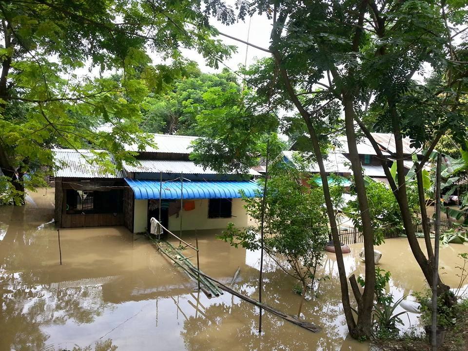 ဧရာ၀တီတုိင္း ၿမိဳ႕အခ်ဳိ႕ ေရႀကီးေရလွ်ံ
