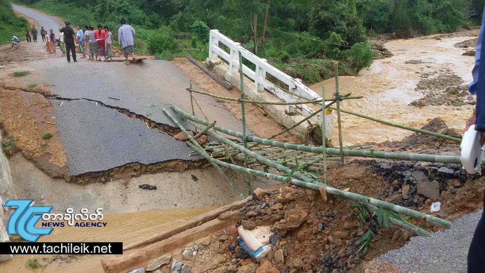 တာခ်ီလိတ္ခ႐ုိင္ ေရႀကီးမႈ လူ ၂၀ ေရထဲေမ်ာ၊ ၄ ဦးေပ်ာက္ဆံုး