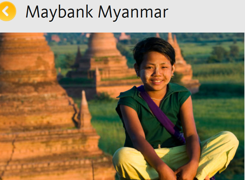 မေလးရွားႏိုင္ငံ ေမဘဏ္ခြဲ ျမန္မာႏုိင္ငံတြင္ စတင္ဖြင့္လွစ္