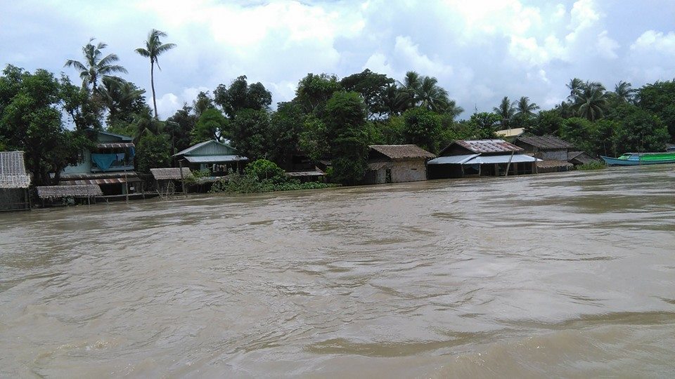 သာေပါင္းၿမိဳ႕နယ္ ဘုရားကုန္းေက်းရြာအုပ္စု ေရႀကီး (ဓာတ္ပုံ)