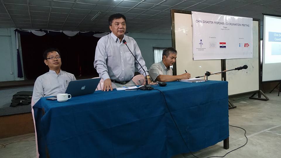 သဘာ၀ေဘး ကယ္ဆယ္တုံ႔ျပန္ေရး ခ်င္းအမ်ဳိးသားမ်ား စည္းေ၀း (ဓာတ္ပုံ)