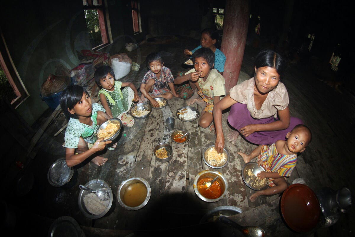 မင္းျပားၿမိဳ႕နယ္အတြင္း ေရက်ၿပီးေနာက္ ေက်းရြာမ်ား အေျခအေန (ဓာတ္ပံု)