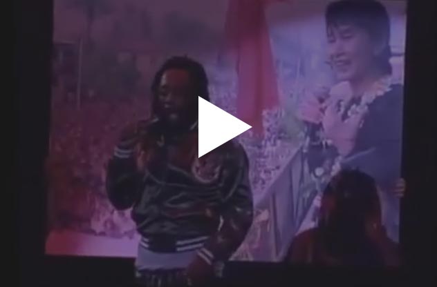 Black Eyed Peas ဟစ္ေဟာ့အဖဲြ႔၏ ေဒၚေအာင္ဆန္းစုၾကည္အတြက္ ဂုဏ္ျပဳသီခ်င္း (႐ုပ္သံ)