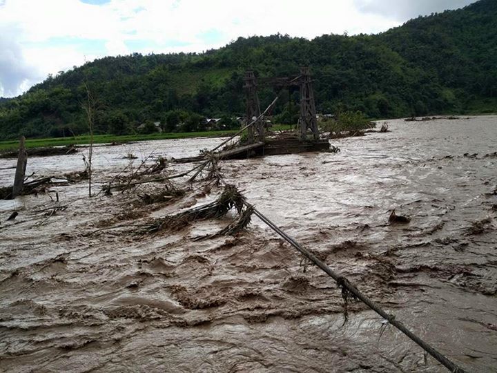 ေက်ာက္မဲေရႀကီး လယ္ဧက ၂၀၀ ေက်ာ္ ေရျမဳပ္၊ ရြာသားမ်ား ေသာက္ေရအခက္အခဲၾကံဳေန