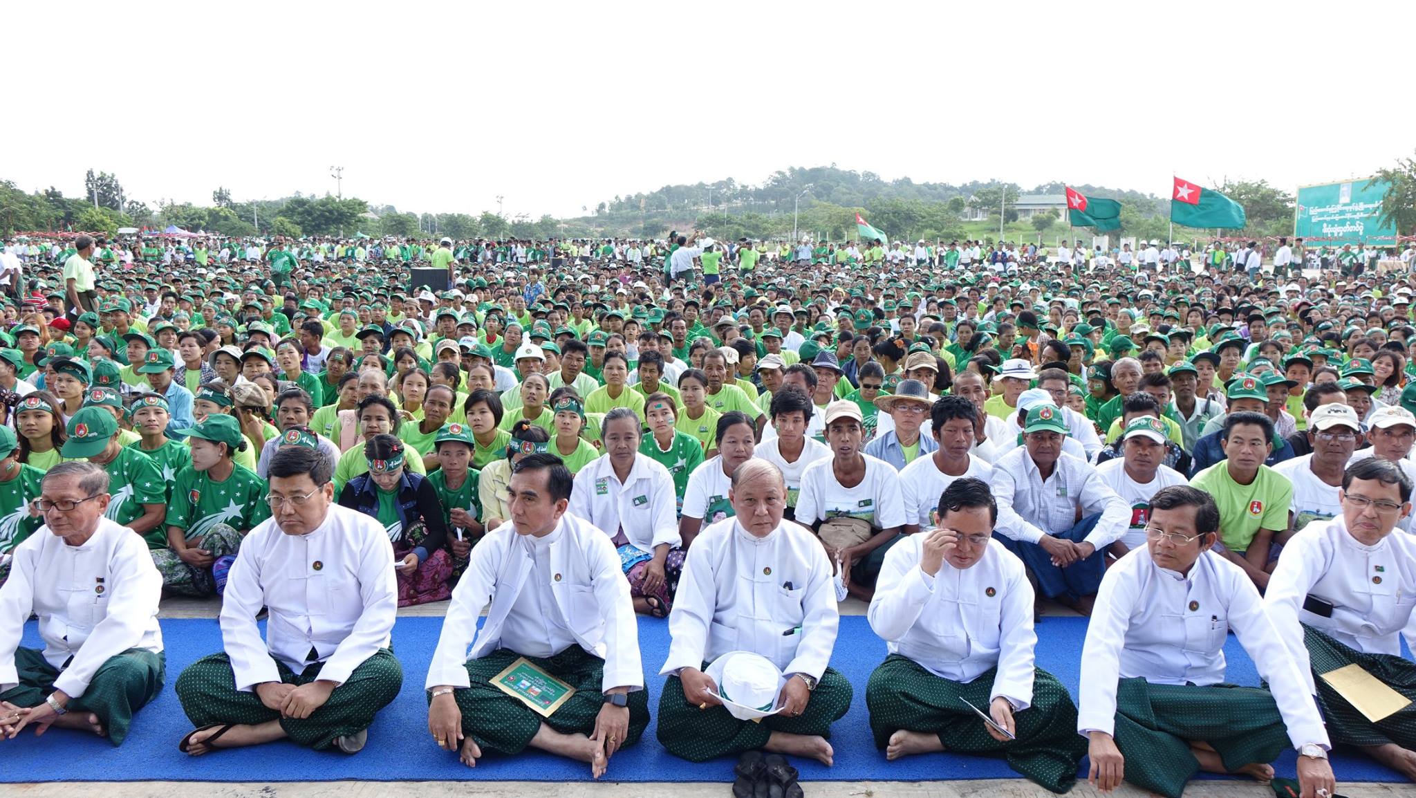 ႀကံ့ခုိင္ေရးပါတီ ေအာင္ႏုိင္ေရးေကာ္မတီ ပါတီ၀င္မ်ားႏွင့္ ေတြ႔ဆုံပြဲျပဳလုပ္