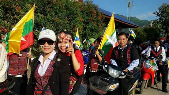 တာခ်ီလိတ္တြင္ အာခါအမ်ဳိးသား ဖြံ႔ၿဖိဳးတုိးတက္ေရးပါတီ မဲဆြယ္ (ဓာတ္ပုံ)