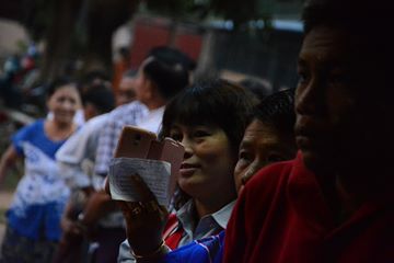 ထားဝယ္ၿမိဳ႕၊ အမွတ္ ၃ အထက အတြင္း မဲေပးပံုုျမင္ကြင္းမ်ား