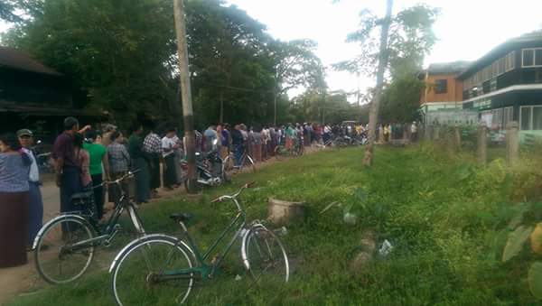 ေပါင္းတည္တြင္ လူ ၂၀၀ ခန္႔ မဲေပးပုိင္ခြင့္မရသျဖင့္ ေဒါသထြက္ေန
